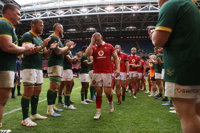 190823 - Wales v South Africa - Vodafone Summer Series - Jac Morgan of Wales at full time