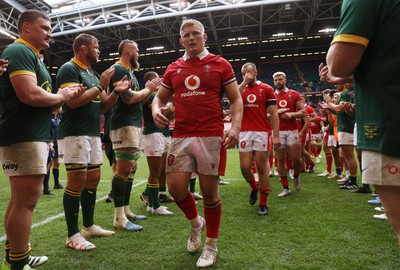 190823 - Wales v South Africa - Vodafone Summer Series - Jac Morgan of Wales at full time