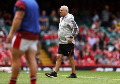 190823 - Wales v South Africa - Vodafone Summer Series - Wales Head Coach Warren Gatland  