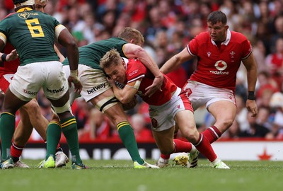 190823 - Wales v South Africa - Vodafone Summer Series - Sam Costelow of Wales 