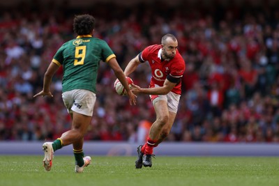 190823 - Wales v South Africa - Vodafone Summer Series - Cai Evans of Wales 