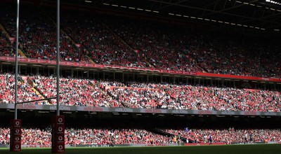 190823 - Wales v South Africa, Summer Nations Series 2023 - A general view of the Principality Stadium during the match