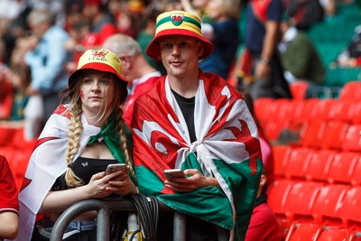 190823 - Wales v South Africa - Summer Series - Wales fans before the match