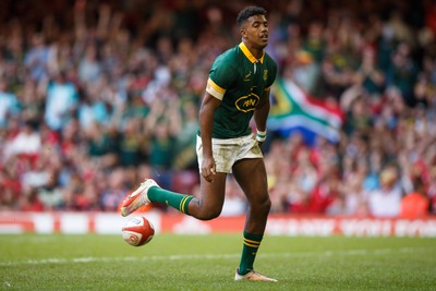 190823 - Wales v South Africa - Summer Series - Canan Moodie of South Africa scores a try