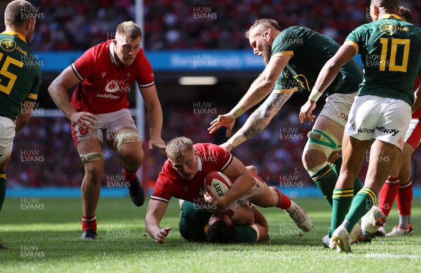 190823 - Wales v South Africa - Vodafone Summer Series - Jac Morgan of Wales 