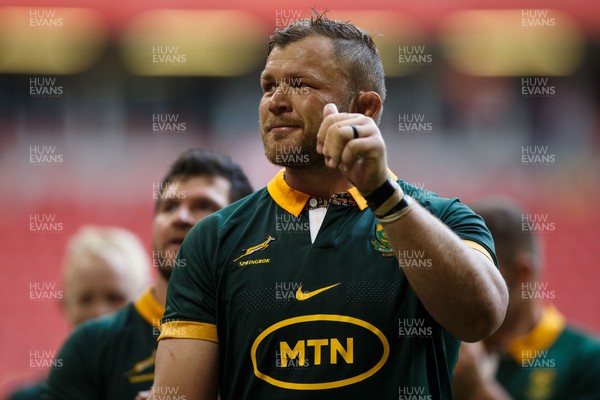 190823 - Wales v South Africa - Summer Series - Duane Vermeulen of South Africa at the end of the match