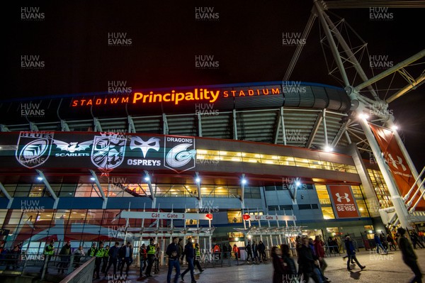 241118 - Wales v South Africa, Under Armour Series -  Judgement day projections on Principality Stadium 