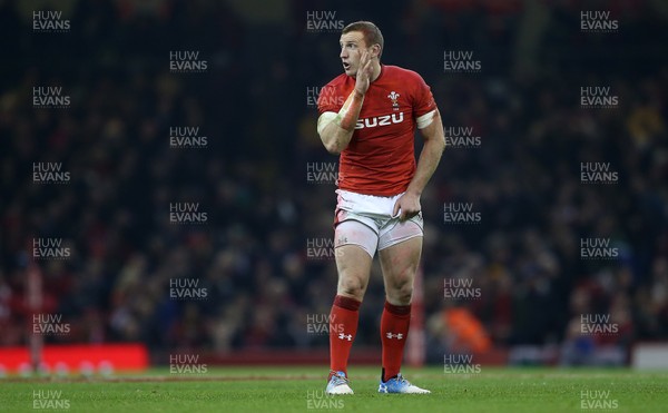 241118 - Wales v South Africa - Under Armour Series - Hadleigh Parkes of Wales