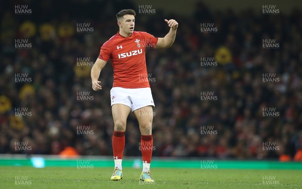 241118 - Wales v South Africa - Under Armour Series - Owen Watkin of Wales