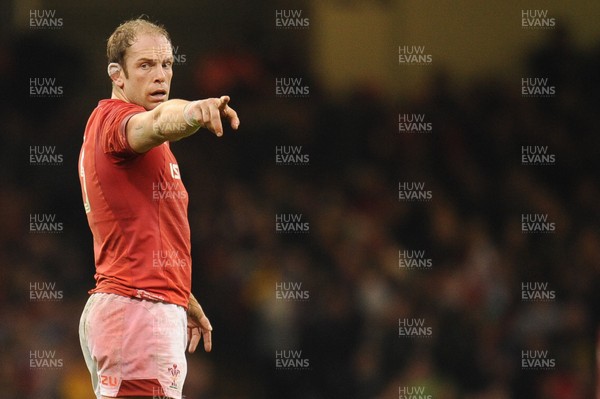 241118 - Wales v South Africa - Under Armour Series -  Alun Wyn Jones of Wales 