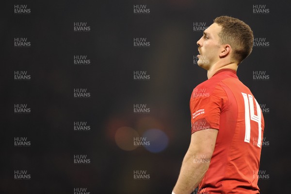 241118 - Wales v South Africa - Under Armour Series - George North of Wales 