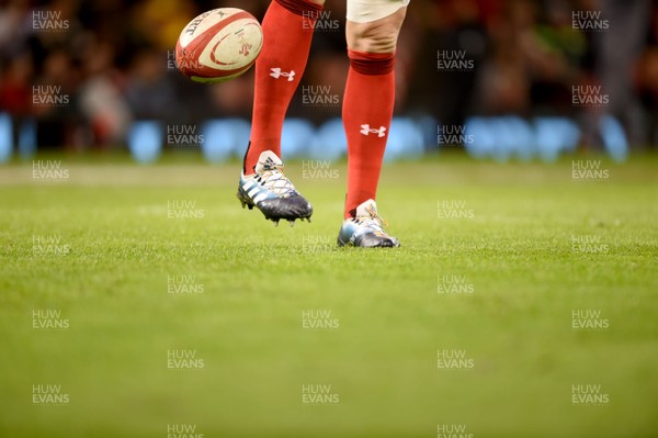 241118 - Wales v South Africa - Under Armour Series -  Alun Wyn Jones of Wales wears rainbow laces