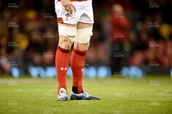 241118 - Wales v South Africa - Under Armour Series -  Alun Wyn Jones of Wales wears rainbow laces