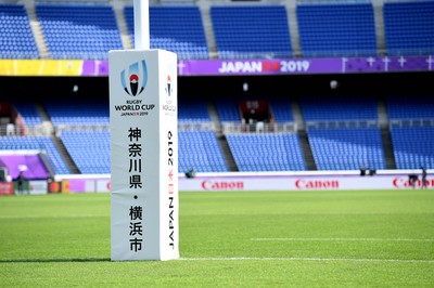 271019 - Wales v South Africa - Rugby World Cup Semi-Final - A general view of International Stadium Yokohama