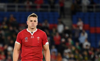 271019 - Wales v South Africa - Rugby World Cup Semi-Final - Dejected Jonathan Davies of Wales