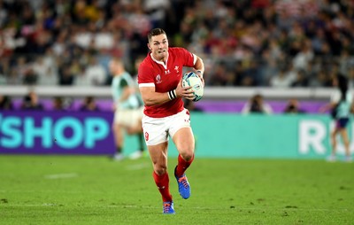 271019 - Wales v South Africa - Rugby World Cup Semi-Final - George North of Wales