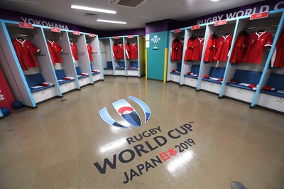 271019 - Wales v South Africa - Rugby World Cup Semi-Final - Wales dressing room