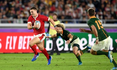 271019 - Wales v South Africa - Rugby World Cup Semi-Final - George North of Wales