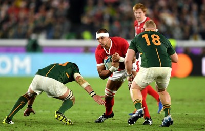 271019 - Wales v South Africa - Rugby World Cup Semi-Final - Aaron Shingler of Wales