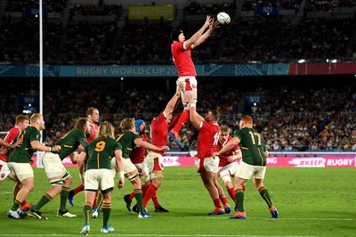 271019 - Wales v South Africa - Rugby World Cup Semi-Final - Adam Beard of Wales