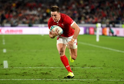 271019 - Wales v South Africa - Rugby World Cup Semi-Final - Josh Adams of Wales