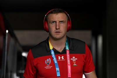 271019 - Wales v South Africa - Rugby World Cup Semi-Final - Hadleigh Parkes of Wales arrives