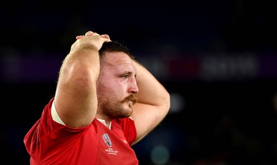 271019 - Wales v South Africa - Rugby World Cup Semi-Final - Dillon Lewis of Wales