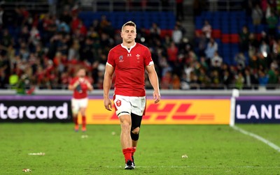 271019 - Wales v South Africa - Rugby World Cup Semi-Final - Jonathan Davies of Wales