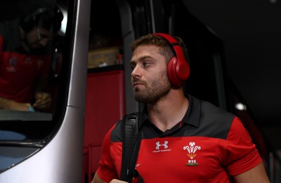 271019 - Wales v South Africa - Rugby World Cup Semi-Final - Leigh Halfpenny of Wales arrives