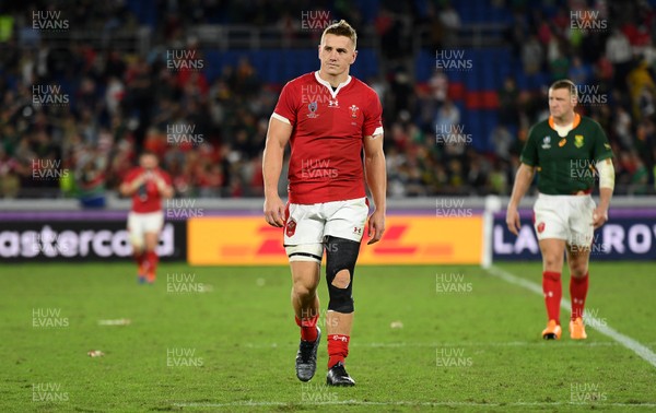 271019 - Wales v South Africa - Rugby World Cup Semi-Final - Dejected Jonathan Davies of Wales