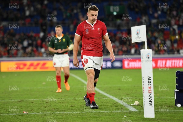 271019 - Wales v South Africa - Rugby World Cup Semi-Final - Dejected Jonathan Davies of Wales