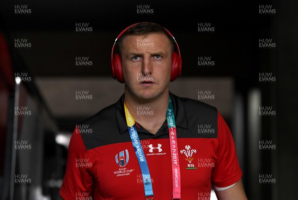 271019 - Wales v South Africa - Rugby World Cup Semi-Final - Hadleigh Parkes of Wales arrives