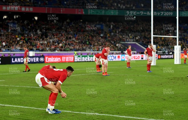271019 - Wales v South Africa - Rugby World Cup Semi-Final - Owen Watkin of Wales looks dejected