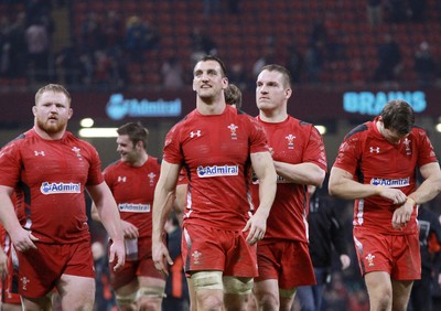 291114 - Wales v South Africa - Dove Men+Care Series -Sam Warburton of Wales is all smiles after the final whistle