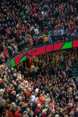 291114 - Wales v South Africa, Dove Men Series 2014, Cardiff - General view of the Millennium Stadium during the match