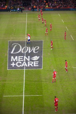 291114 - Wales v South Africa, Dove Men Series 2014, Cardiff - General view of the Millennium Stadium during the match