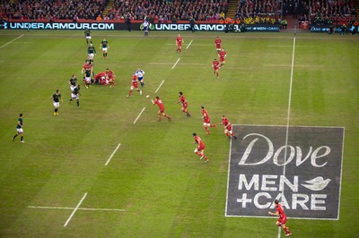 291114 - Wales v South Africa, Dove Men Series 2014, Cardiff - General view of the Millennium Stadium during the match