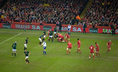 291114 - Wales v South Africa, Dove Men Series 2014, Cardiff - General view of the Millennium Stadium during the match