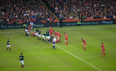 291114 - Wales v South Africa, Dove Men Series 2014, Cardiff - General view of the Millennium Stadium during the match