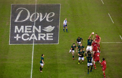 291114 - Wales v South Africa, Dove Men Series 2014, Cardiff - General view of the Millennium Stadium during the match