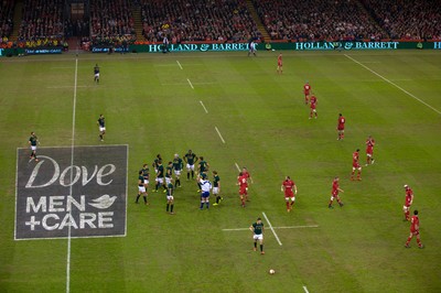 291114 - Wales v South Africa, Dove Men Series 2014, Cardiff - General view of the Millennium Stadium during the match