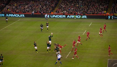 291114 - Wales v South Africa, Dove Men Series 2014, Cardiff - General view of the Millennium Stadium during the match