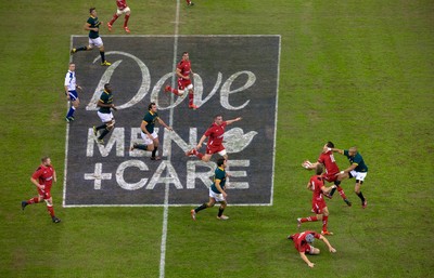 291114 - Wales v South Africa, Dove Men Series 2014, Cardiff - General view of the Millennium Stadium during the match