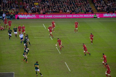 291114 - Wales v South Africa, Dove Men Series 2014, Cardiff - General view of the Millennium Stadium during the match