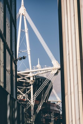 291125 - Wales v South Africa - Quilter Nations Series - General views of Principality Stadium ahead of the game 