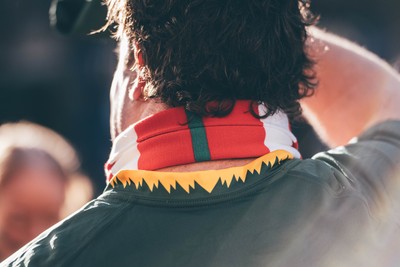 291125 - Wales v South Africa - Quilter Nations Series - Matchday colour in Cardiff City Centre ahead of the game 