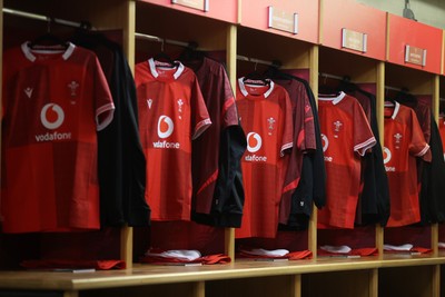 291125 - Wales v South Africa Springboks - Quilter Nations Series - General View of the dressing room before the game