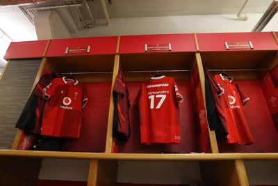 291125 - Wales v South Africa Springboks - Quilter Nations Series - Danny Southworth of Wales jersey in the dressing room before the game