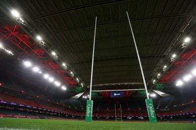 291125 - Wales v South Africa Springboks - Quilter Nations Series - General View of the Principality Stadium before the game