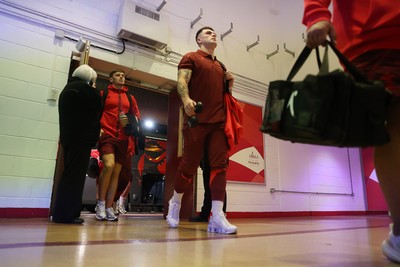291125 - Wales v South Africa Springboks - Quilter Nations Series - Joe Roberts of Wales arrives at the stadium
